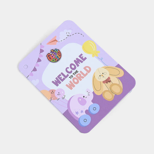 Welcome To the World Gift Card / Folded Greeting Card