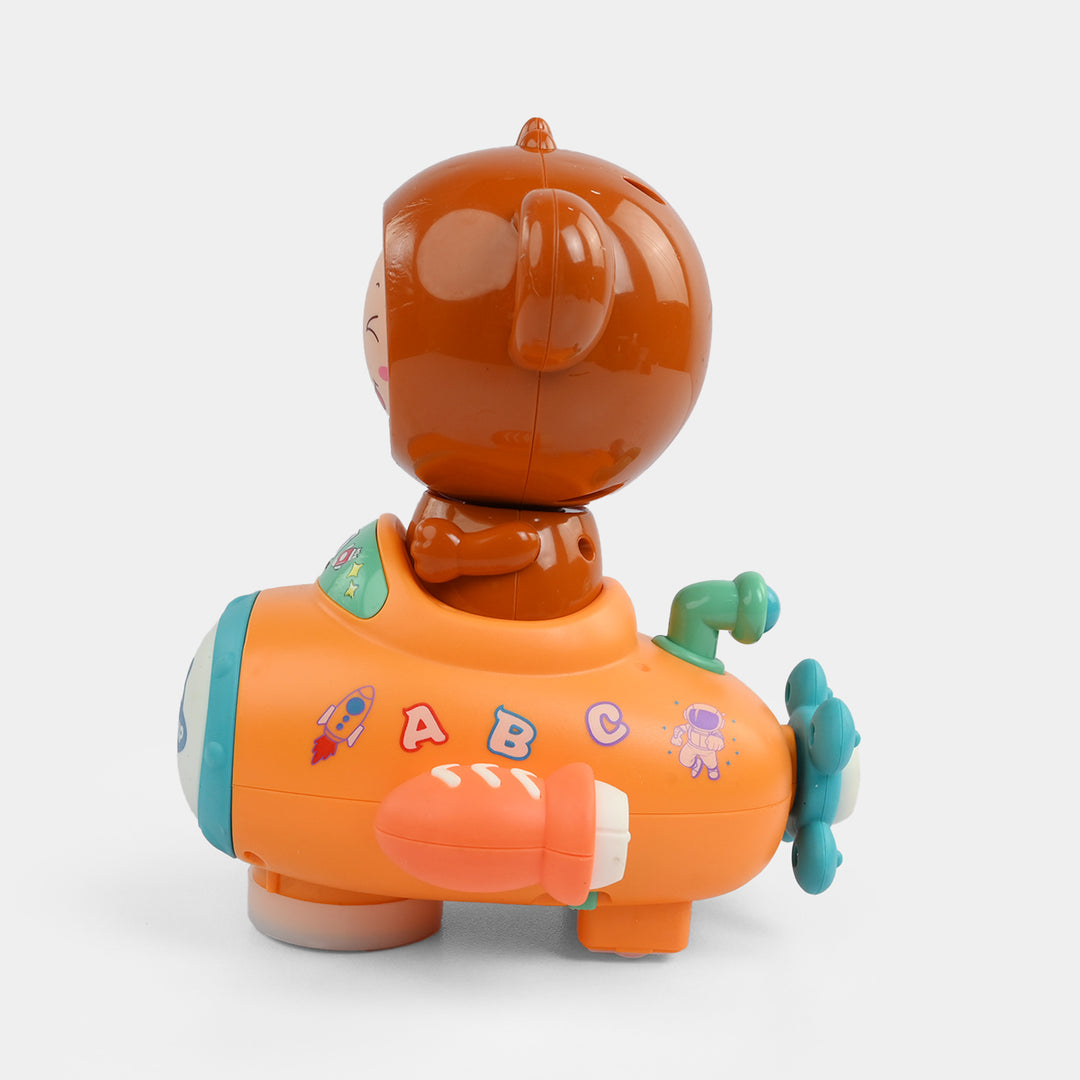 Electric Monkey Light & Musical Toy