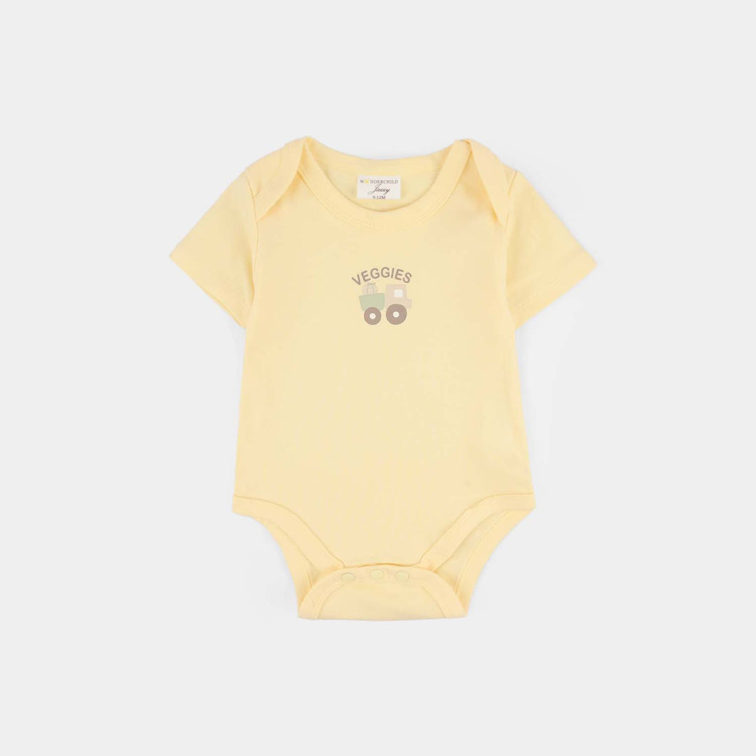 Infant Boys Jersey/Terry 3Pc Suit 287-037 E-C-Yell.White