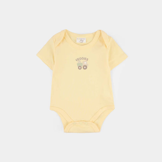 Infant Boys Jersey/Terry 3Pc Suit 287-037 E-C-Yell.White