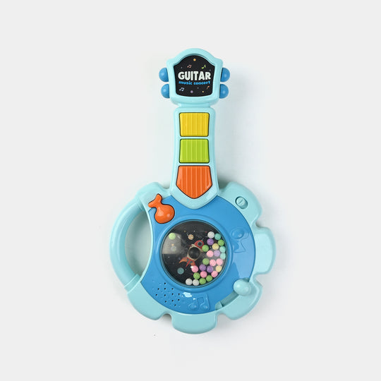 2-in-1 Kids Mini Guitar – With Light, Sound