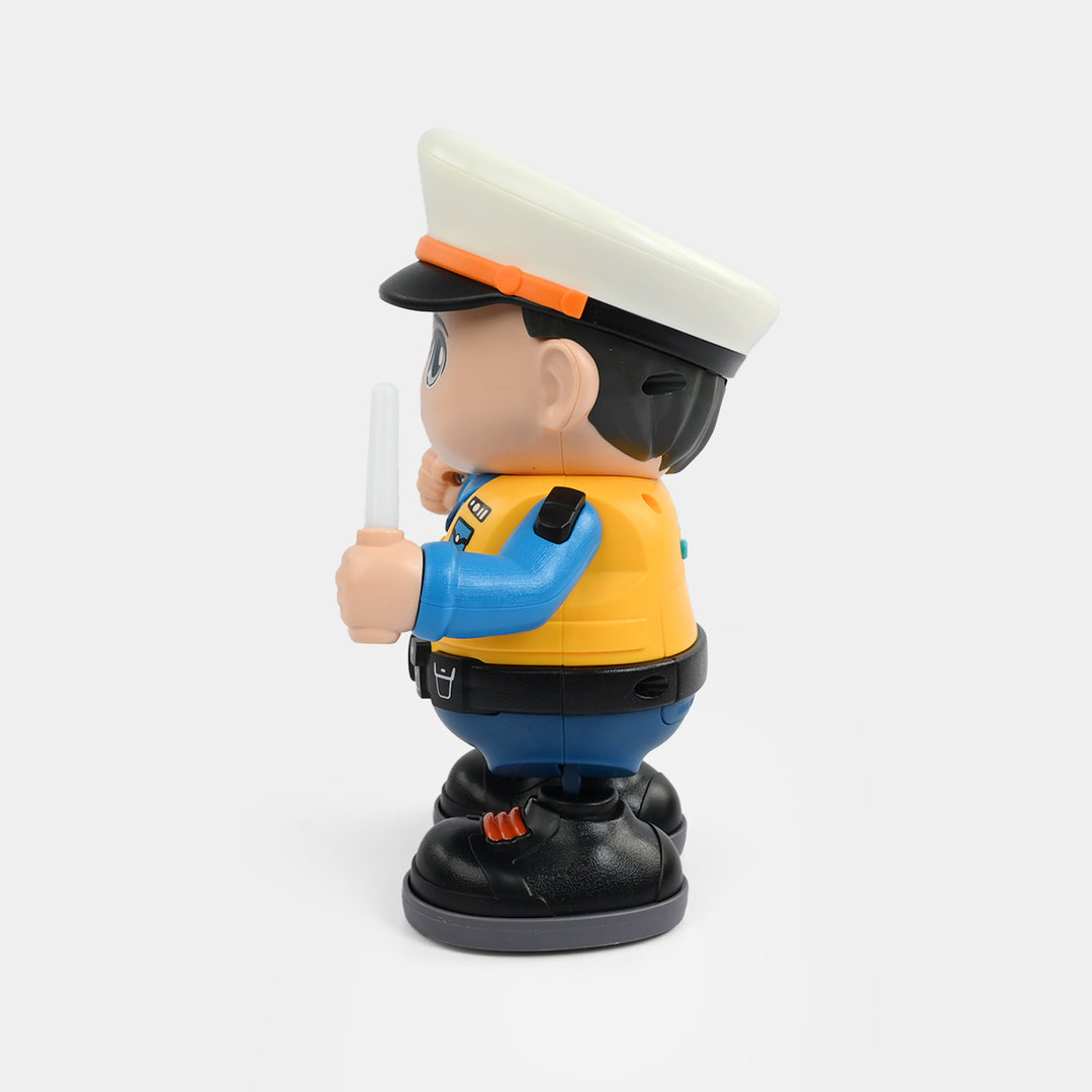 Dancing Policeman With Light & Music