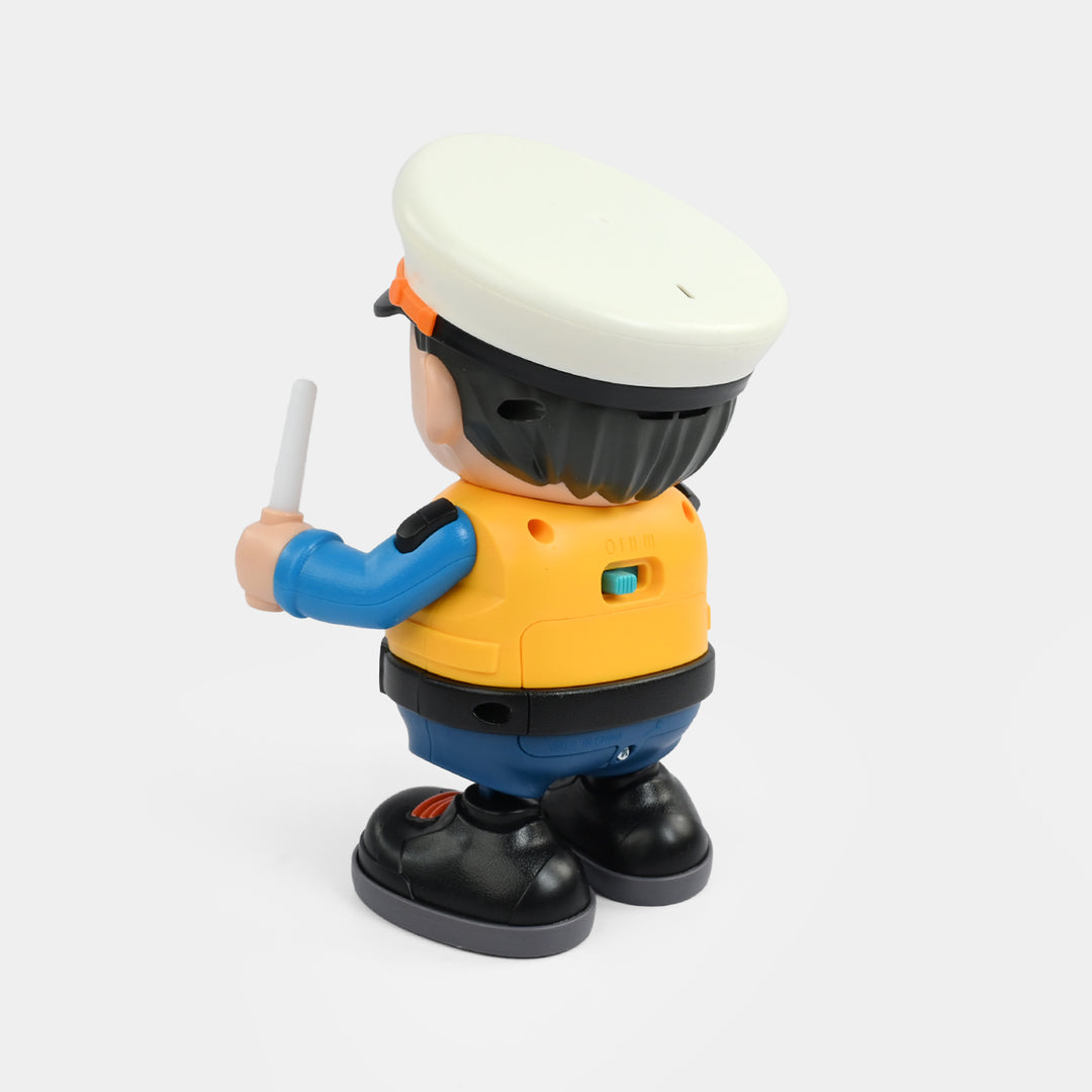Dancing Policeman With Light & Music