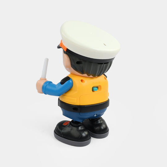 Dancing Policeman With Light & Music