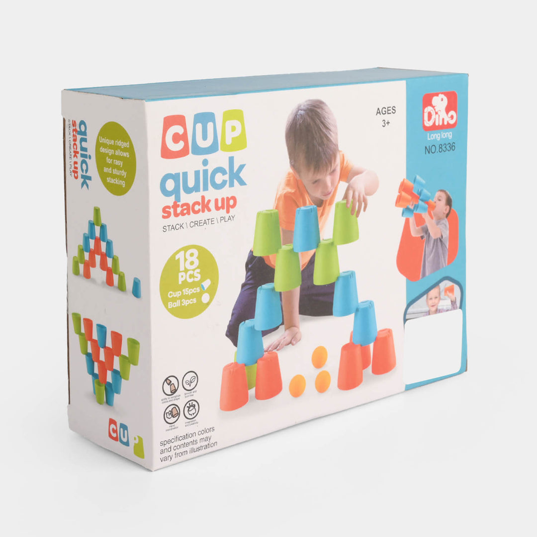 Quick Cup Stack Up Game Set