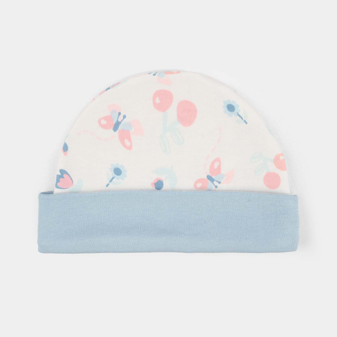 Infant Girls Jersey/Terry 3Pc Gift Set - Blue