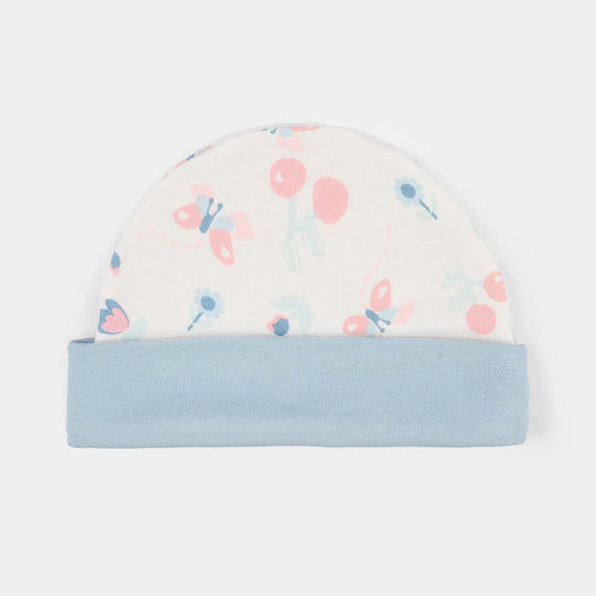 Infant Girls Jersey/Terry 3Pc Gift Set - Blue