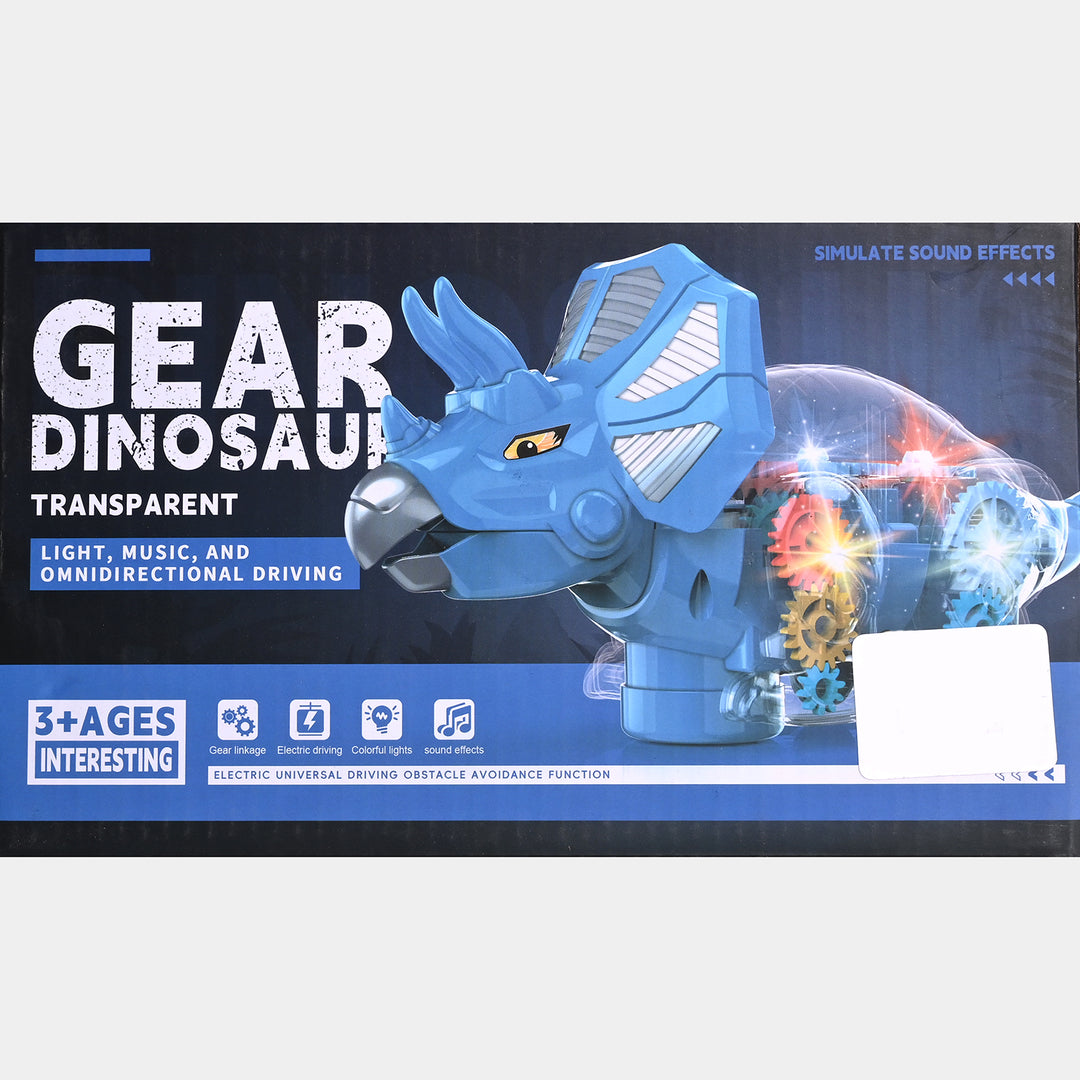Triceratops Toy with Lights & Music