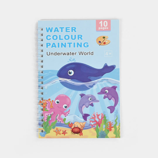 10 Pages Water Coloring Book