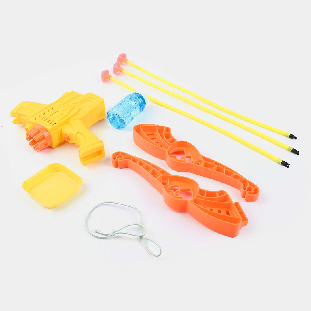 Cartoon Duck Bow And Arrow & Bubble 8 Holes Blaster