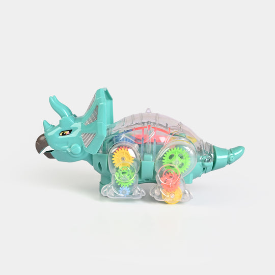 Triceratops Toy with Lights & Music