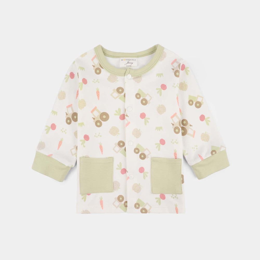 Infant Boys Jersey/Terry 3Pc Gift Set 287-025 E-C-WHITE