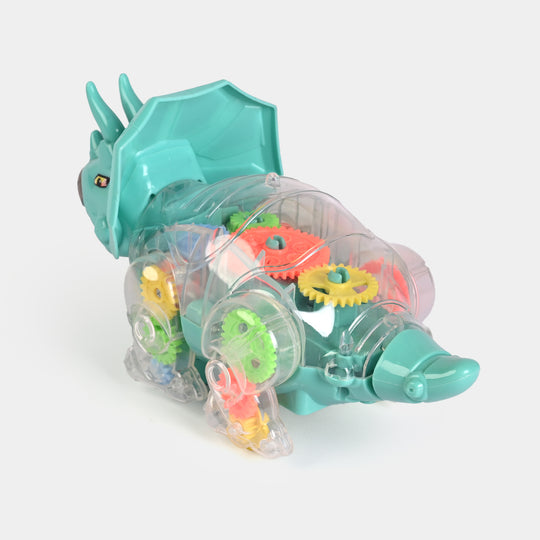 Triceratops Toy with Lights & Music