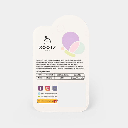 Normal Neck Nipple 0m+ 2Pcs