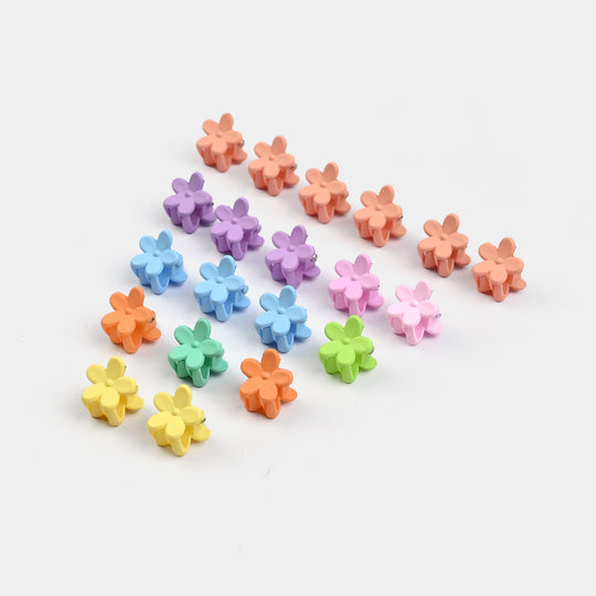 Mini Flower Hair Claw Clips For Girls