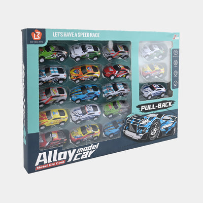 Dinky Cars Toy Set – 18 Mini Pull-Back Racing Cars