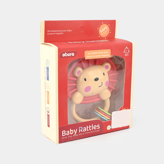 Obera Baby Rattle – Soft, Safe & Sensory Learning Toy (3+ Months)