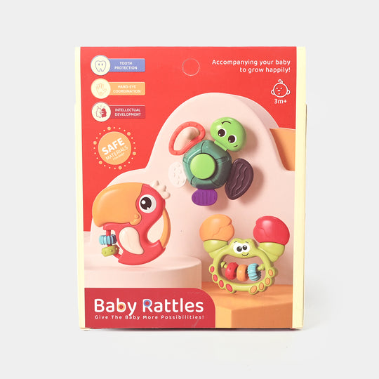 Obera Baby Rattle – Soft, Safe & Sensory Learning Toy (3+ Months)