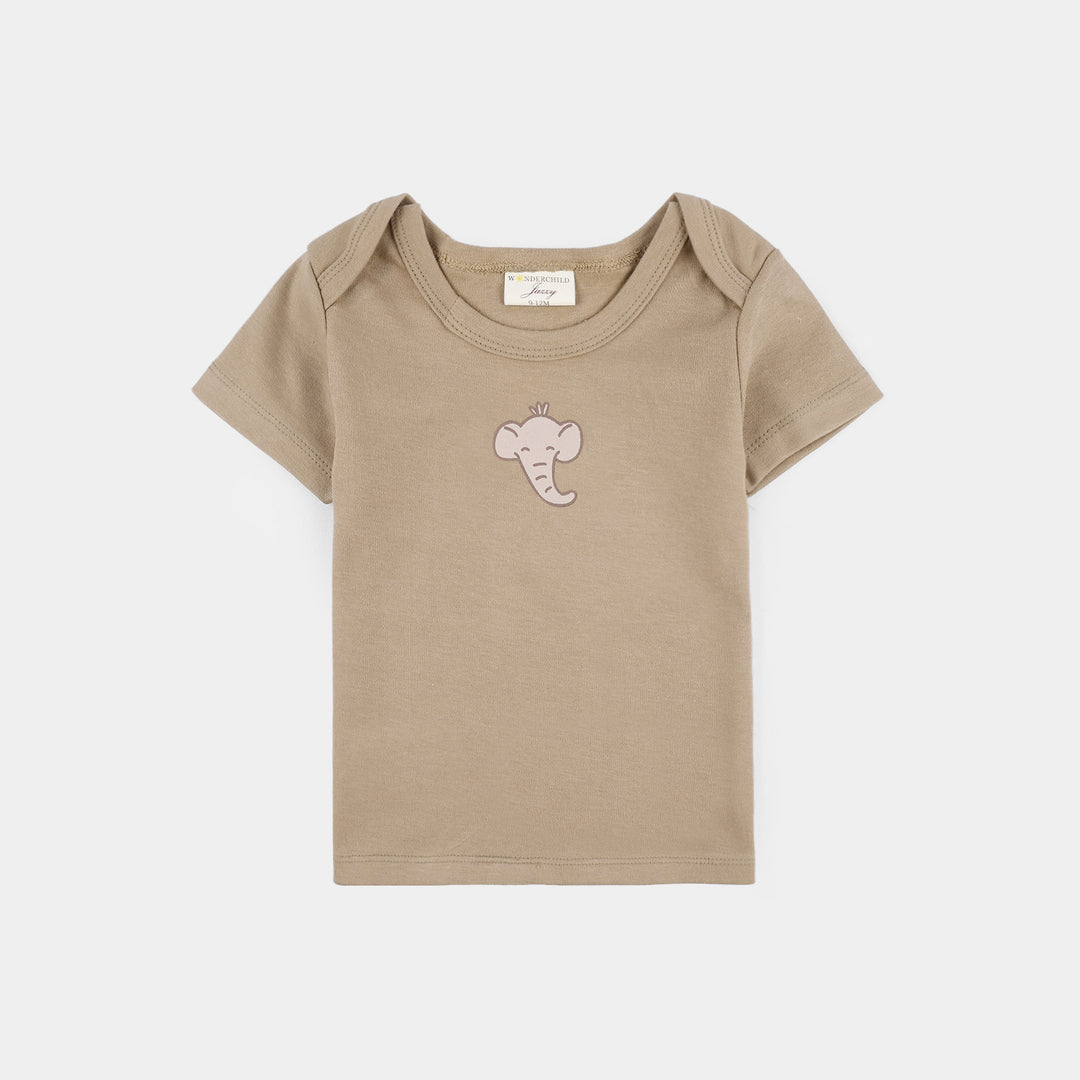 Infant Boys Jersey/Terry 3Pc Gift Set 287-015 E-C-Brn.White