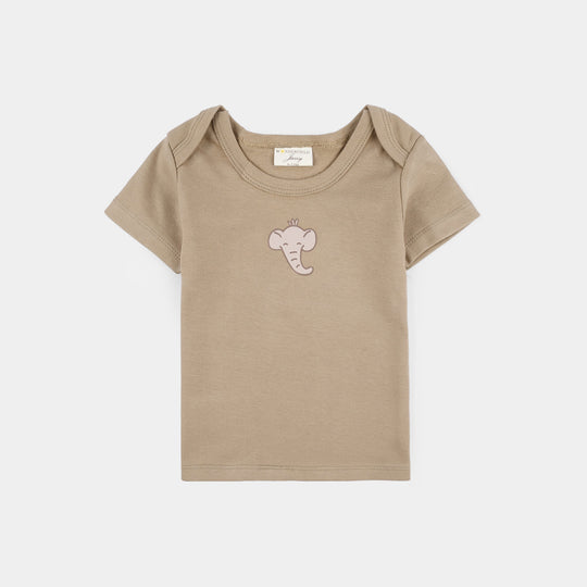 Infant Boys Jersey/Terry 3Pc Gift Set 287-015 E-C-Brn.White