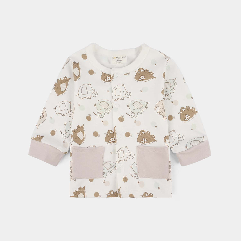 Infant Boys Jersey/Terry 3Pc Gift Set 287-004 E-C-WHITE