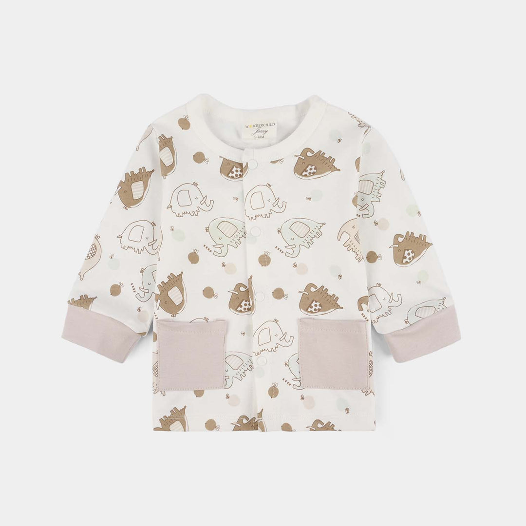 Infant Boys Jersey/Terry 3Pc Gift Set 287-004 E-C-WHITE