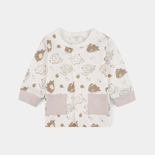 Infant Boys Jersey/Terry 3Pc Gift Set 287-004 E-C-WHITE