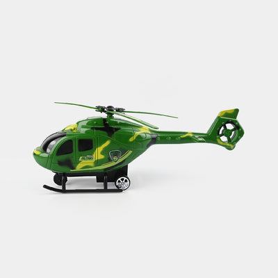 Pullback Helicopter & Vehicle Toy For Kids