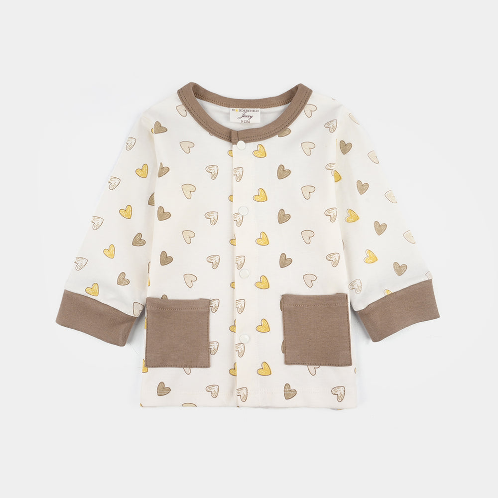 Infant Girls Jersey/Terry 3Pc Gift Set 287-067 E-C-WHITE