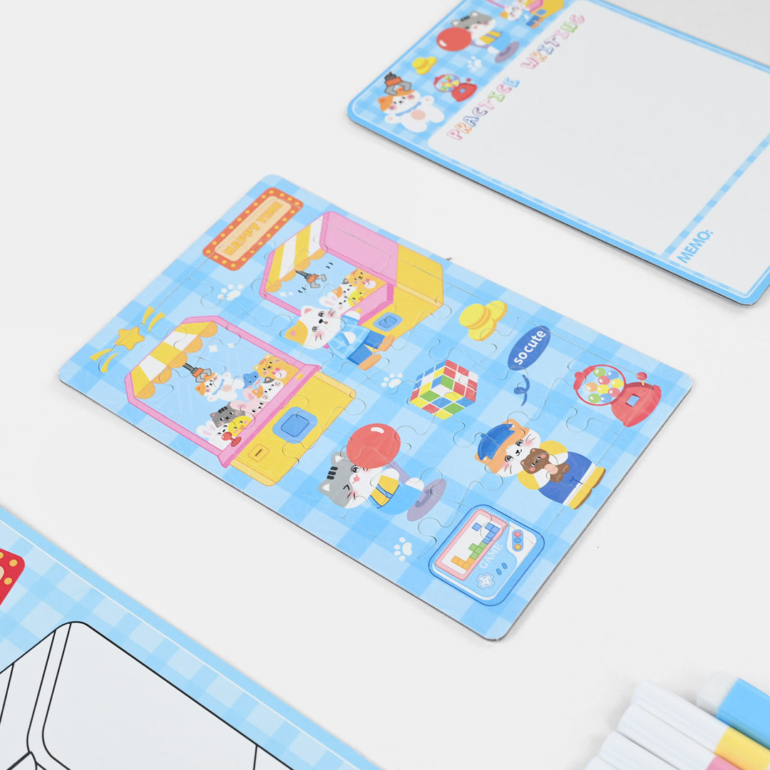 Kids Colouring Flash Activity Pack with Markers & Stickers