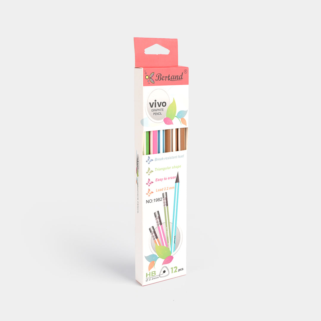 HB graphite pencil set