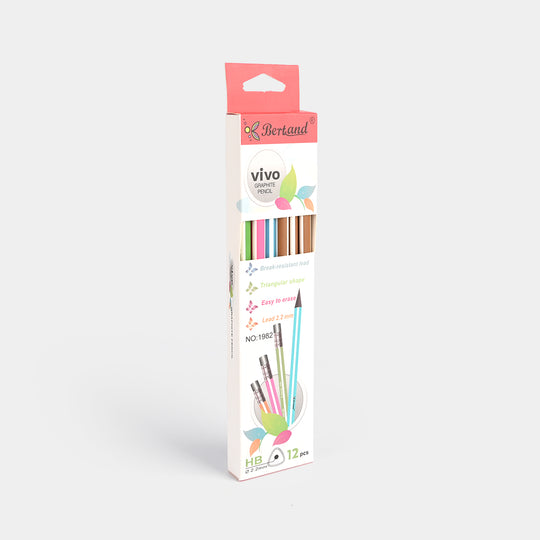 HB graphite pencil set