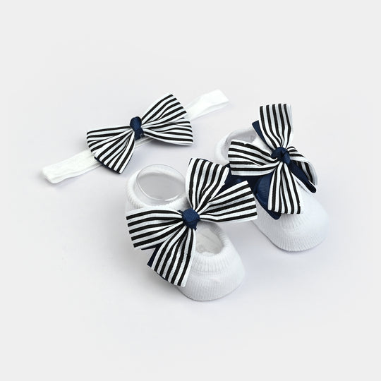Baby Gift Set Socks With Headband | 3-12M