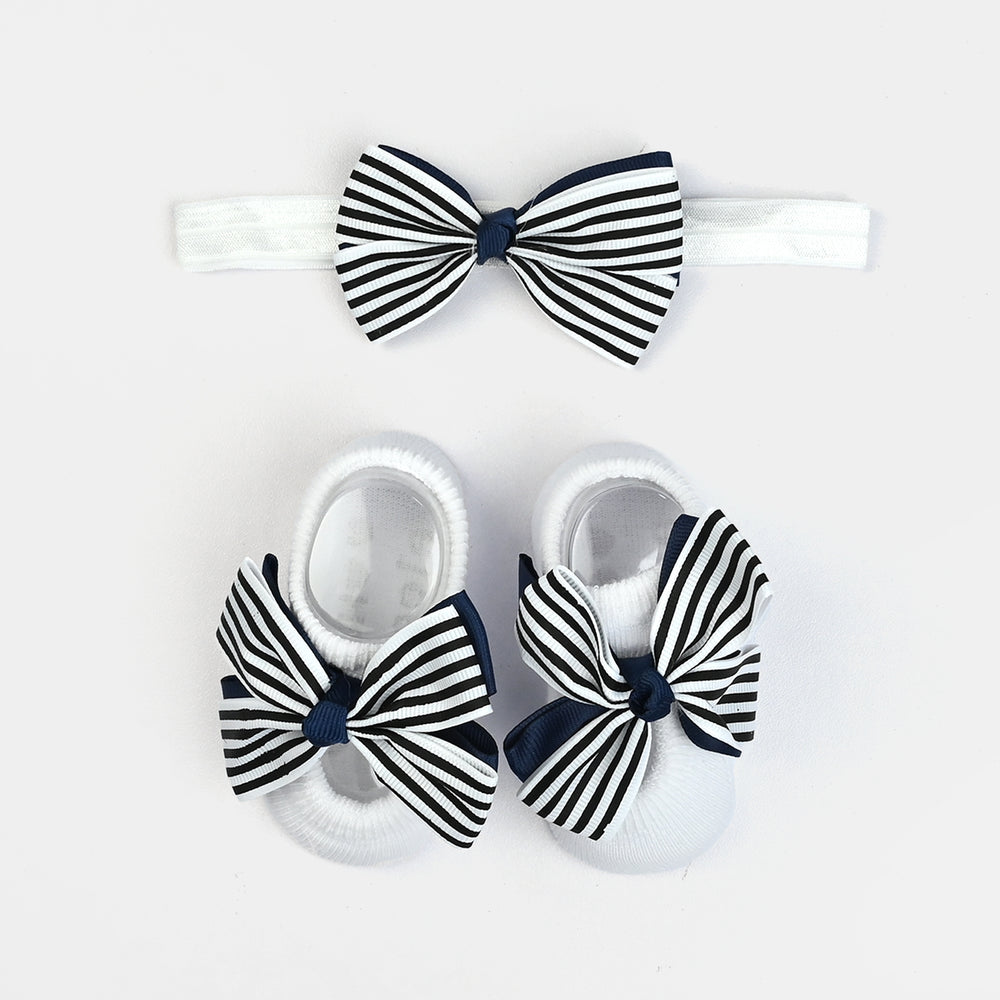 Baby Gift Set Socks With Headband | 3-12M