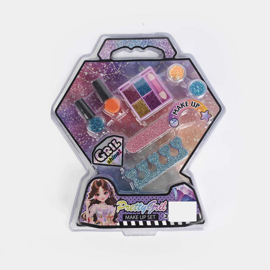 DIY Girls Makeup & Nail Art Set