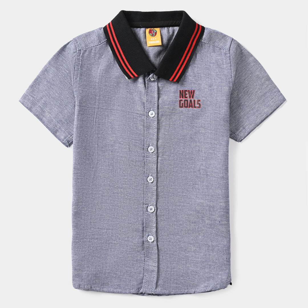 Boys Casual Shirt H/S New Goals