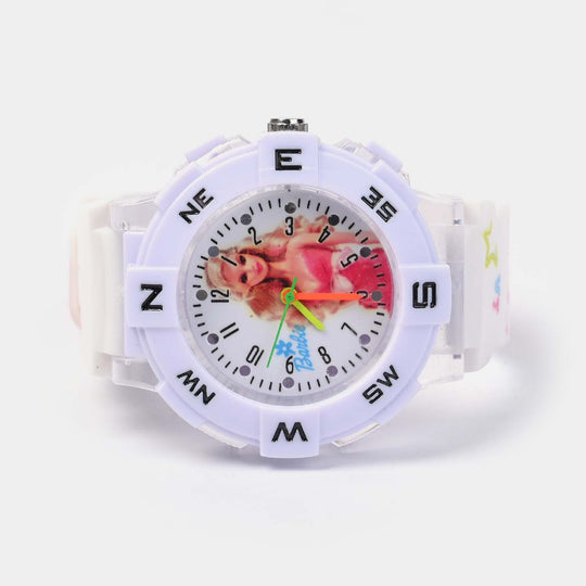 Character Print Wrist Watch For Kids