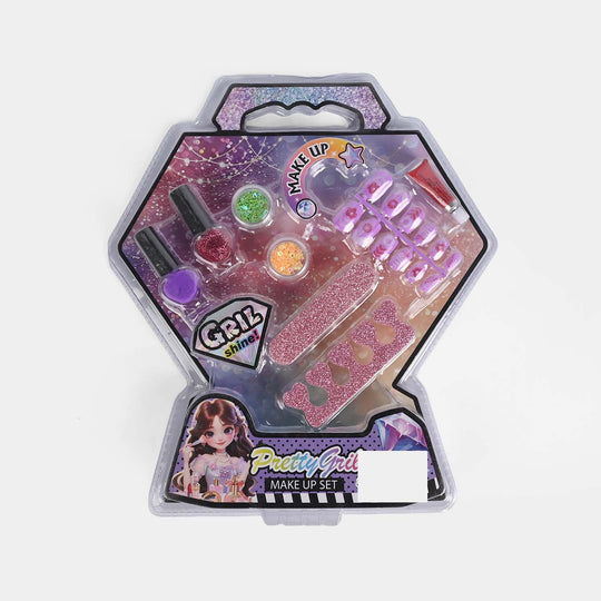 DIY Girls Makeup & Nail Art Set