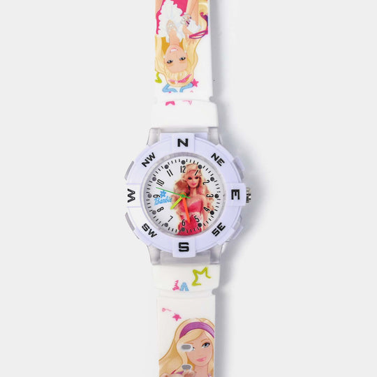 Character Print Wrist Watch For Kids