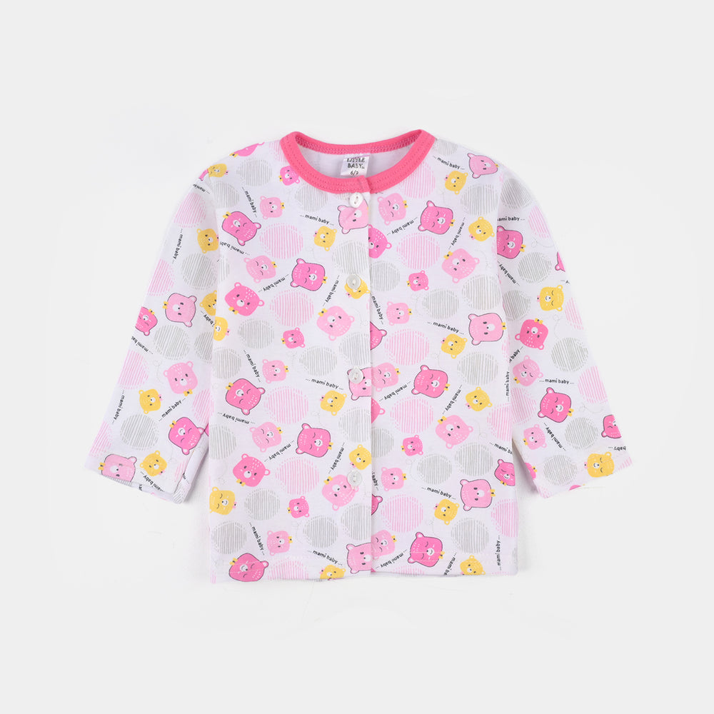 Infant Girls Cotton Jersey Night Suit