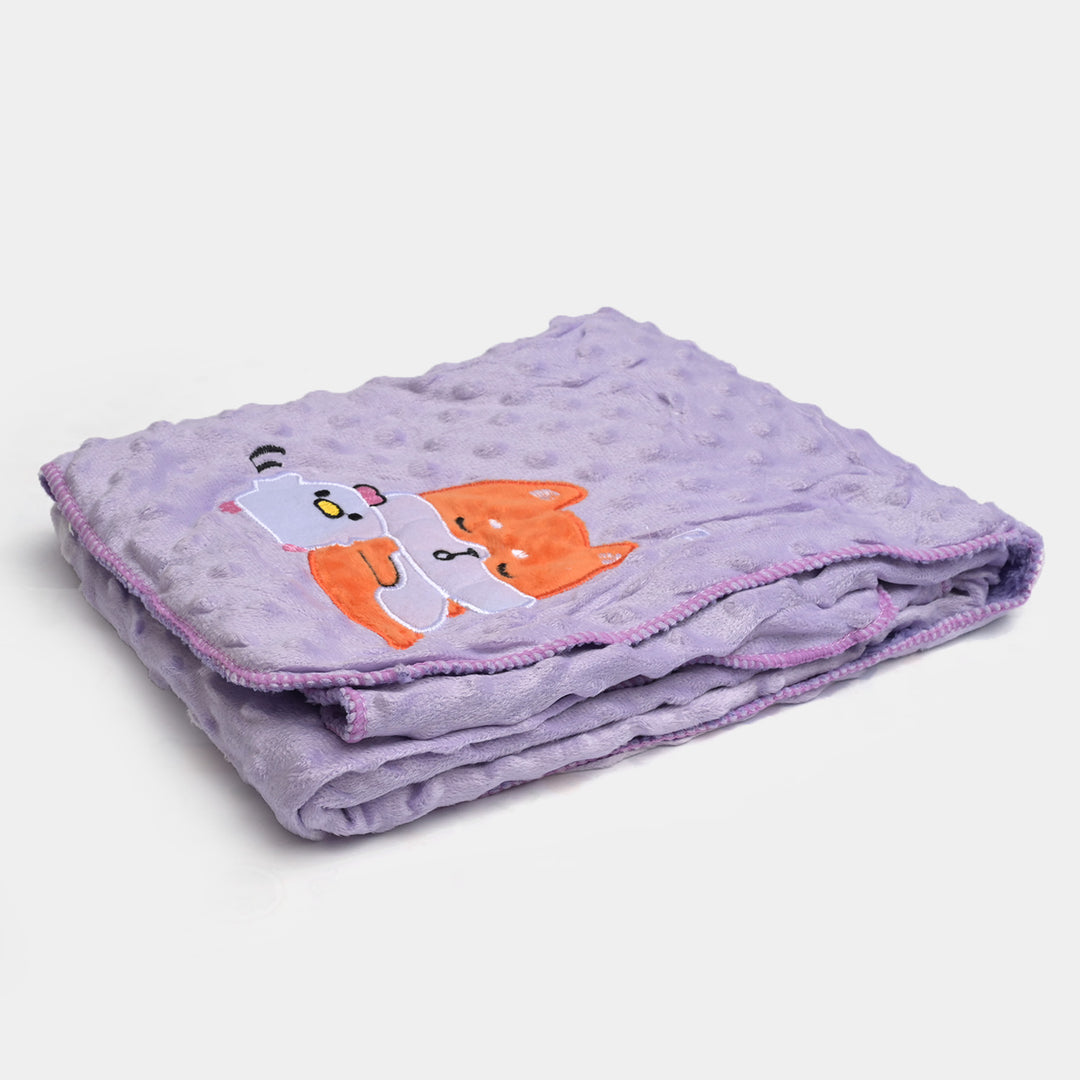 Baby Polyester Wrapping Sheet-Purple