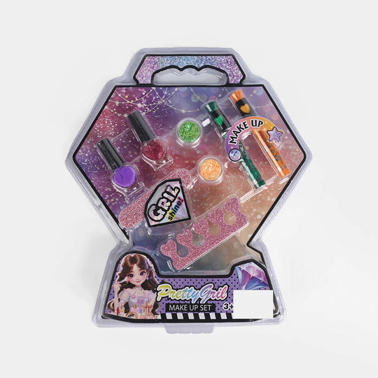 DIY Girls Makeup & Nail Art Set