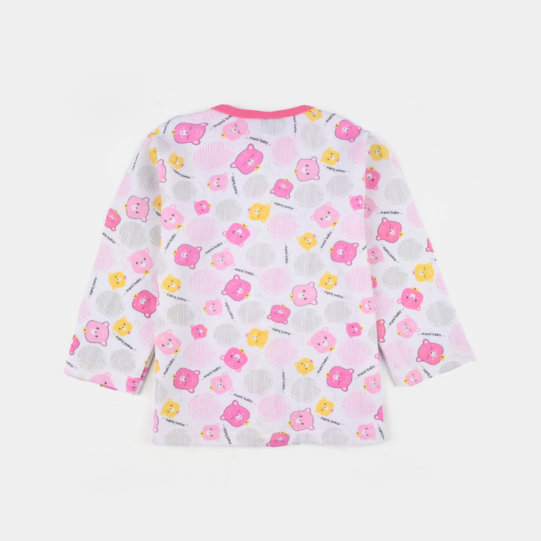 Infant Girls Cotton Jersey Night Suit