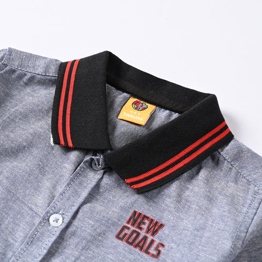 Boys Casual Shirt H/S New Goals