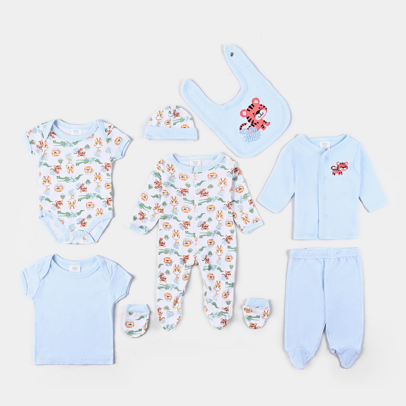 Baby 8PCs Starter Gift Set | 0-3M