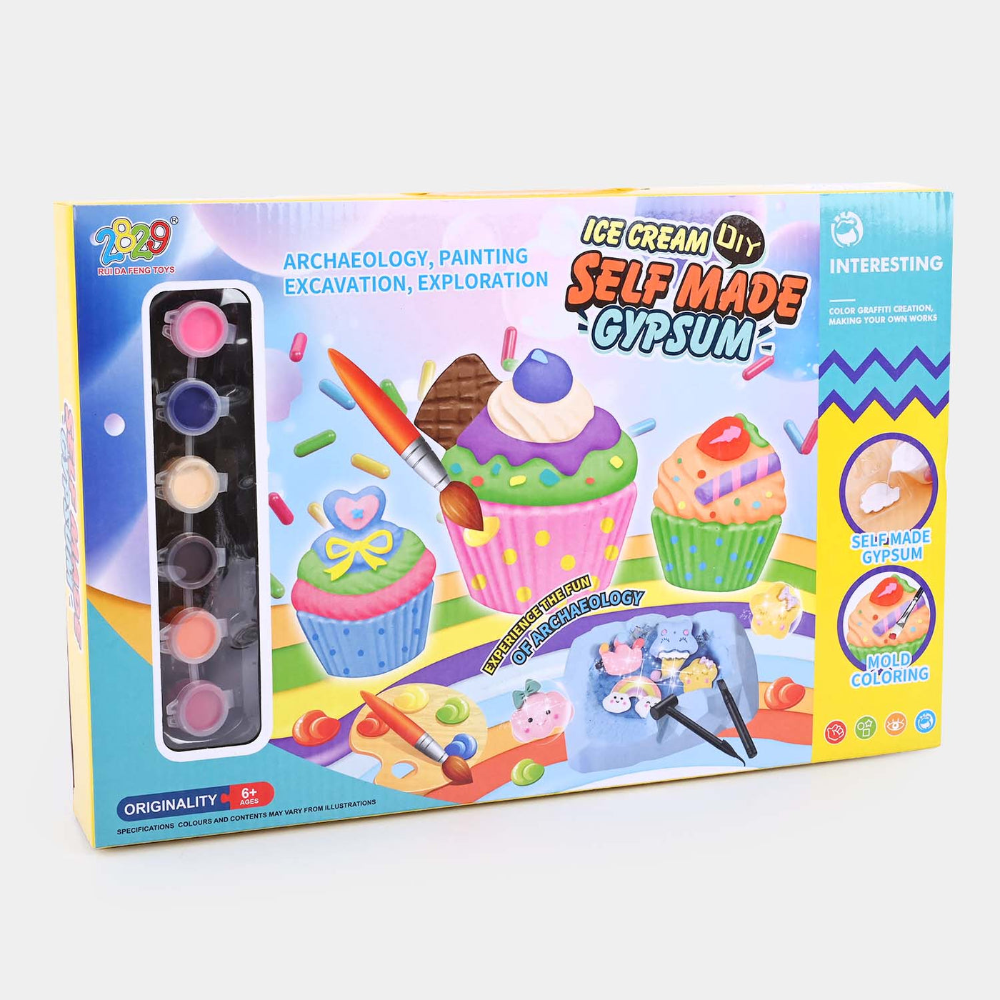 Ice Cream Gypsum & Painting Kit For Kids