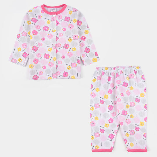 Infant Girls Cotton Jersey Night Suit