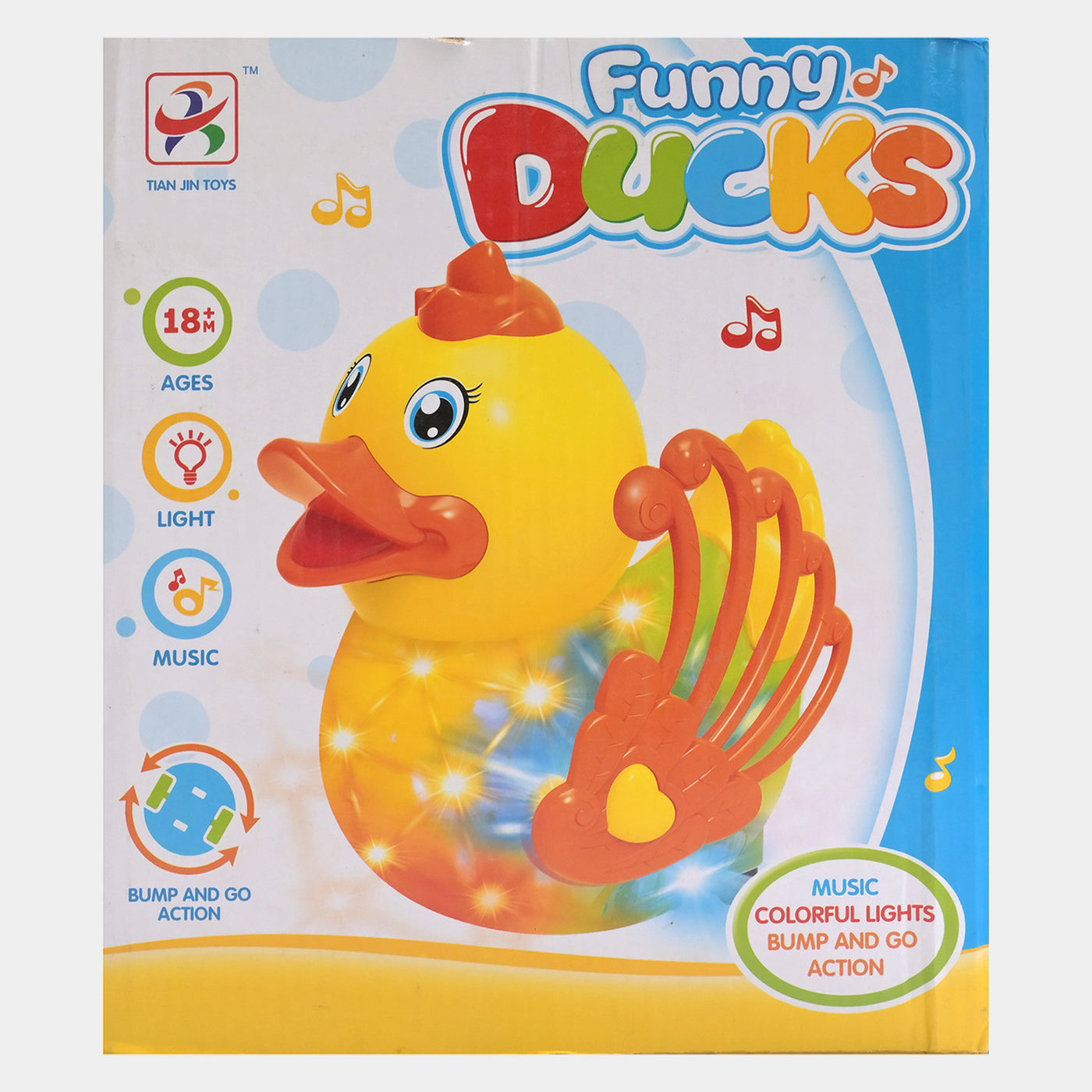 Funny Duck Music & Lights For Kids