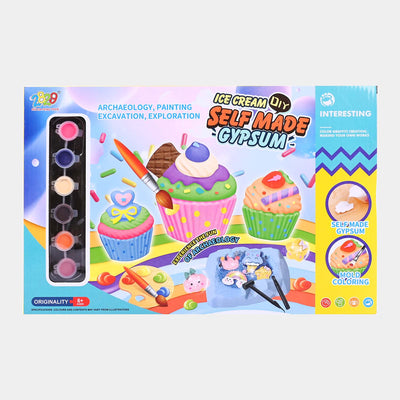 Ice Cream Gypsum & Painting Kit For Kids