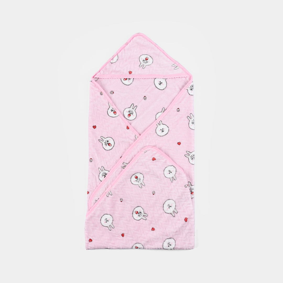 Baby Hooded Wrapping Sheet Rabbit